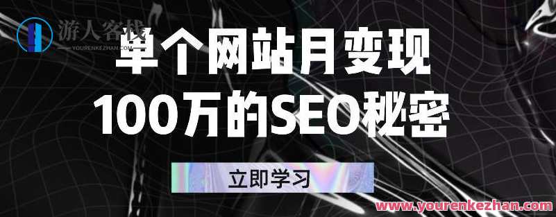 单个网站月变现100万的SEO秘密，百分百做出赚钱站点，网站SEO盈利秘诀，月入百万，秘密揭秘