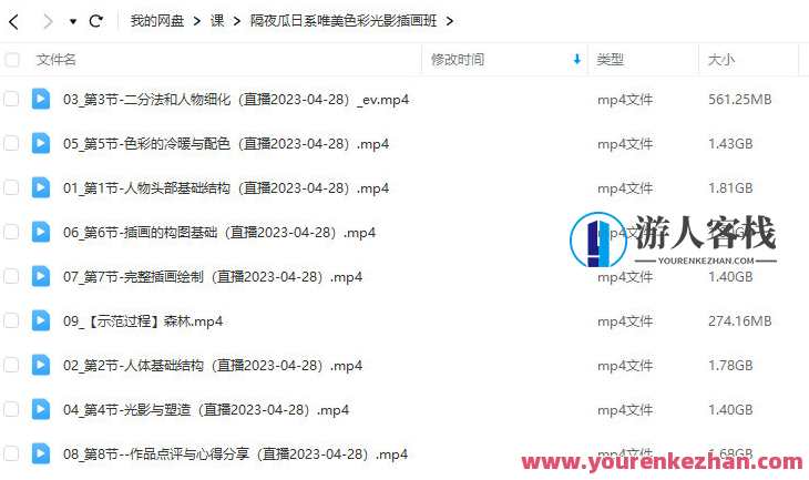 隔夜瓜2023日系唯美色彩光影插画班百度云盘分享，隔夜瓜2023日系唯美色彩光影插画班百度云盘分享，精彩不断,直播,第2张