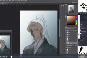 瓶子化墨2023华丽美型男性插画特训班第1季百度云盘分享，2023男性插画特训班盛典百度云盘精华分享，墨彩斑斓，华丽美型，一季启航,课程,第1张