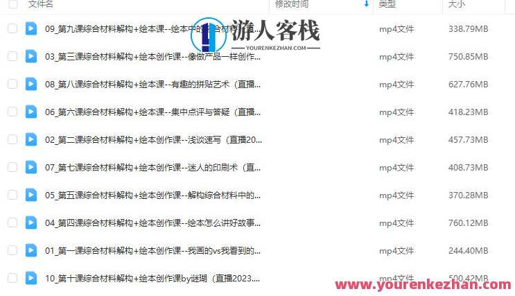 谜瑚老师伦艺+剑桥艺术学院综合材料解构+绘本创作2023年百度云盘分享，艺术探索，谜瑚老师综合材料解构与绘本创作分享,课程,直播,艺术,第2张