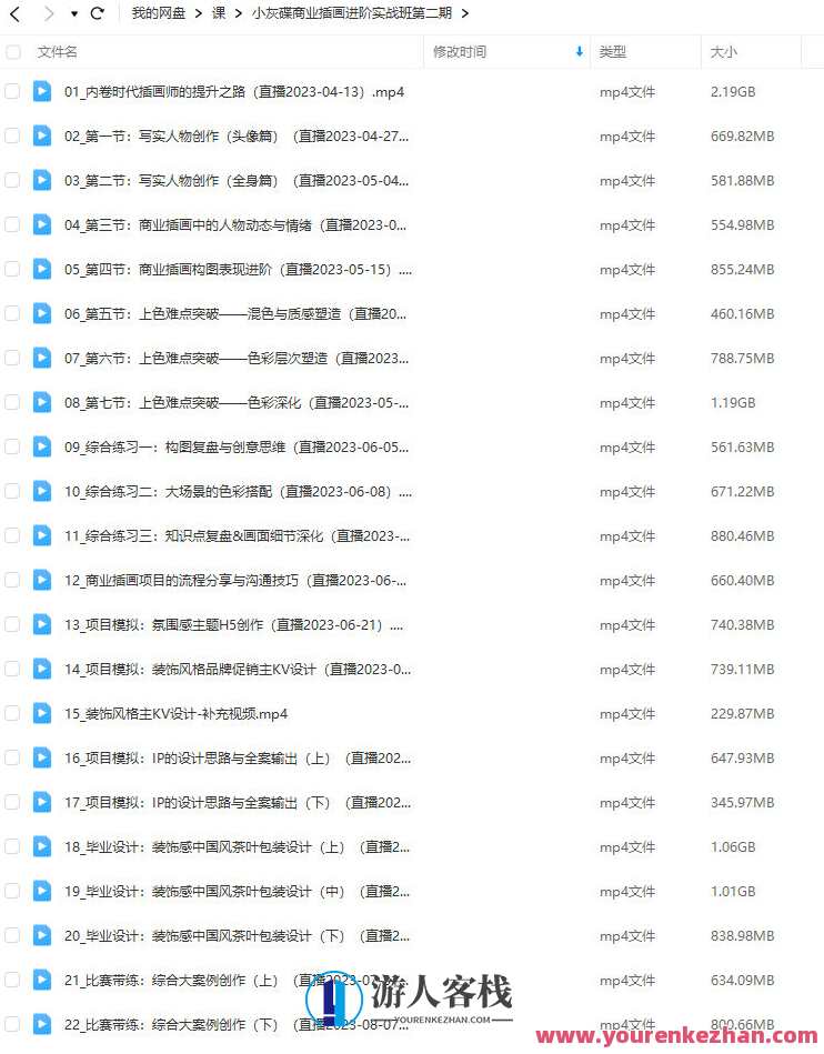 小灰碟商业插画进阶实战班第2期2023年百度云盘分享，小灰碟商业插画实战进阶班第2期百度云盘分享，深入探讨商业插画进阶实战班第2期经验,课程,直播,竞争,沟通,第2张