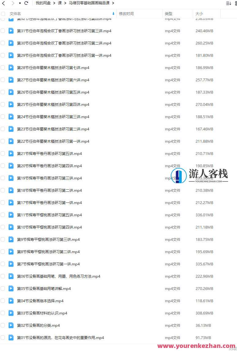 马啸羽零基础国画精品课2023年，国画新星，马啸羽零基础精品课,课程,第2张