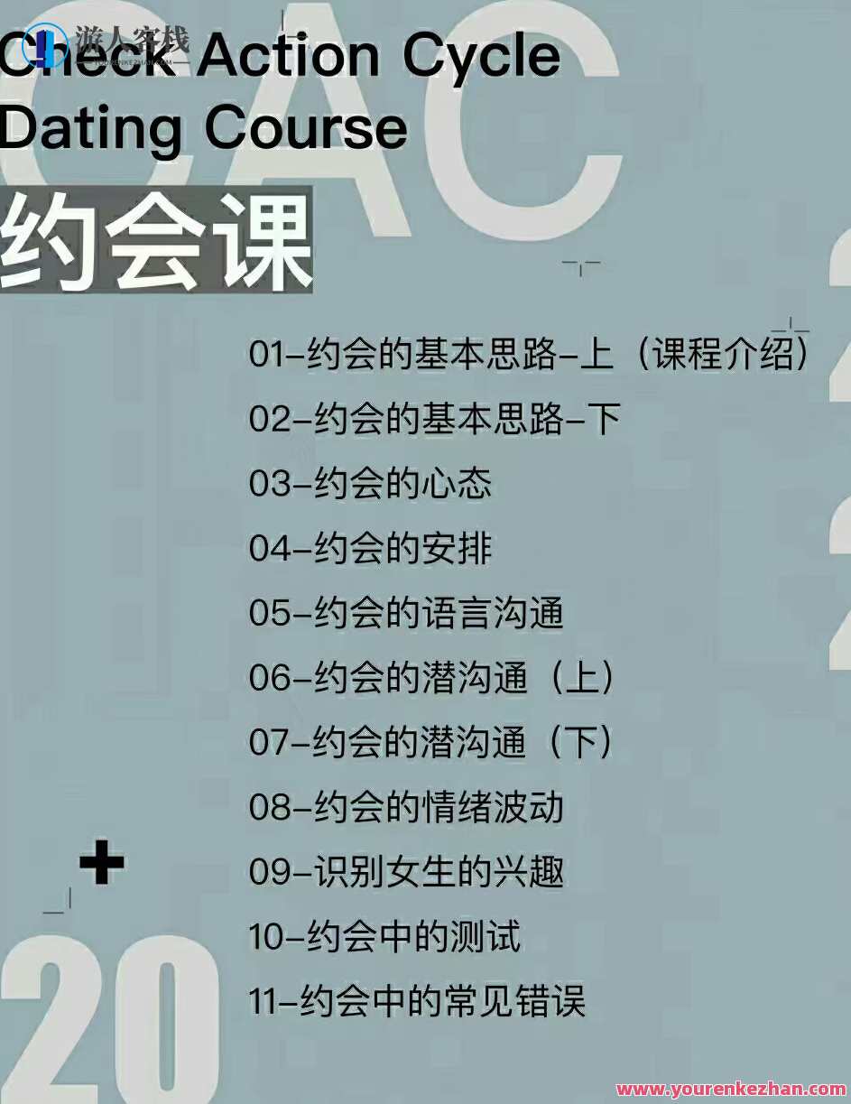CAC1.0约会课CAC1.0约会课，甜蜜互动，浪漫开启，CAC1.0约会课程