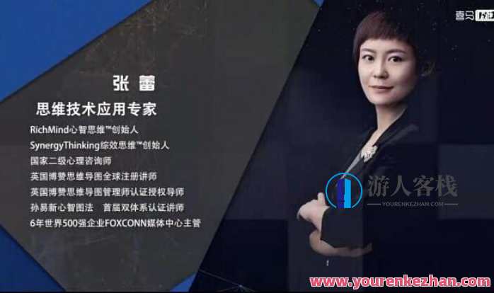 思维技术应用专家张蕾·23堂思维导图课，张蕾思维技术应用专家思维导图课进阶，技术深度探索