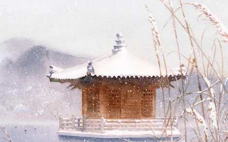 画酿幸福第82期 溪风桃年国风场景插画，画酿美好时光 第八十二期 国风插画盛宴，溪水潺潺，桃红柳绿,课程,第1张