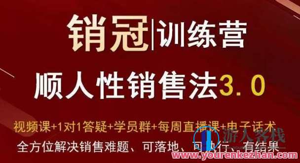 爆款！销冠训练营3.0之顺人性销售法，全方位解决销售难题、可落地、可执行、有结果，销售新纪元，顺人性销售法实战宝典