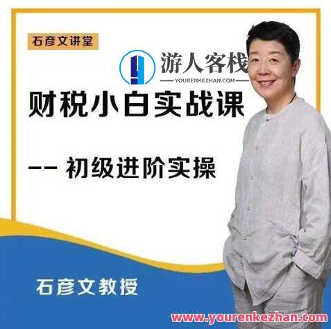 石彦文财稅小白实战 财务会计实操课程，财智入门实战课程，石彦文教你财务会计实操