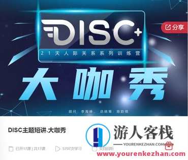 DISC主题短讲.大咖秀- 掌握自我，成就卓越 萌萌家网课，大咖秀，掌握自我，成就卓越，DISC主题课精彩纷呈,课程,学习,管理,发展,理解,沟通,团队,支持,第1张