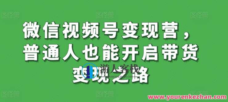 微信视频号变现营月入过万，普通人也能开启带货变现之路，视频号带货达人月入万元秘籍,课程,学习,微信,电子商务,第1张