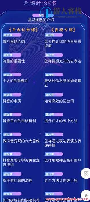 黑马短视频孵化实操课程-《解说课》-萌萌家网课，黑马短视频解说实战课程，萌家网校新篇章,课程,学习,管理,定位,目标,成长,后期制作,剪辑技巧,第3张