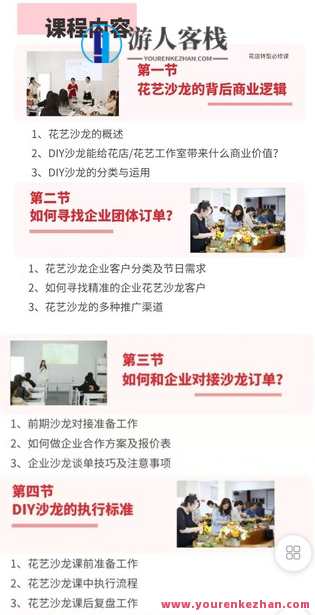 花艺沙龙讲师班线上系列课【缺语音直播】-萌萌家网课，线上花艺沙龙讲师班系列课，萌萌家网课火热招生，缺语音直播课程火热上线,课程,学习,管理,直播,第2张