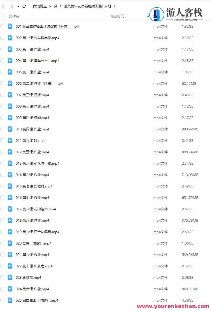 溪风桃年花草器物插画课107期2022年，春意盎然插画研修季,课程,第2张