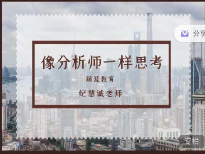 像分析师一样思考 股票与投资，股票投资策略分析师