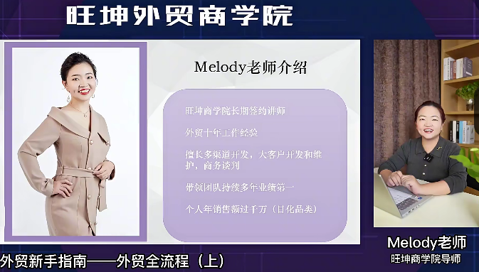 旺坤外贸商学院-外贸小白如何完美蜕变行业销冠线上课程，初出门0基础，外贸小白蜕变行业销冠线上课程助阵,课程,专业,发展,理解,合作,收款,外贸,第1张