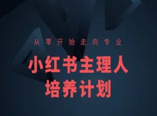 亿起电商小红书课程简化版，从零开始走向专业，小红书主理人培养计划，电商小课速成班，亿级电商新手入门，小红书主理人培训计划,课程,专业,电商,支持,电子商务,第1张