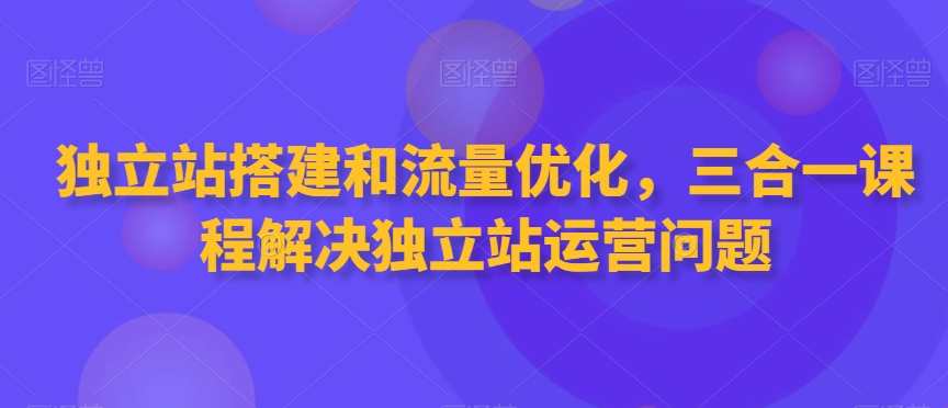 独立站搭建和流量优化三合一解决运营，智能独立站优化策略，一站式流量提升与运营管理