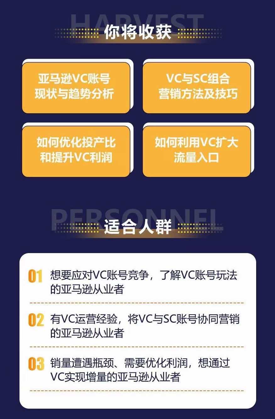 优乐出海亚马逊VC账号核心玩法解析，实战经验拆解产品模块运营技巧，提升店铺GMV，有效提升运营利润，优选出海策略，亚马逊VC账号运营核心与实战技巧解析,课程,学习,管理,发展,蓝星智库,竞争,合作,协调,营销策略,第3张