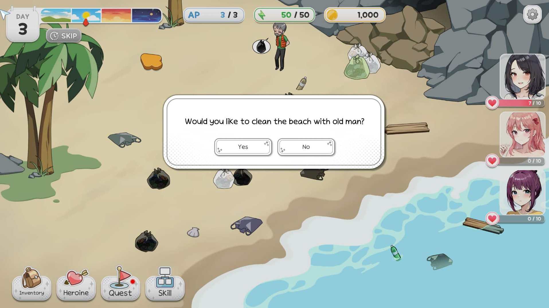 [养成互动SLG/中文/动态]官方中文步兵版+存档[大更新/追加新人物]，互动SLG大更新，步兵版动态中文上线，存档大更新，新角色亮相,攻略,约会,养成,第4张