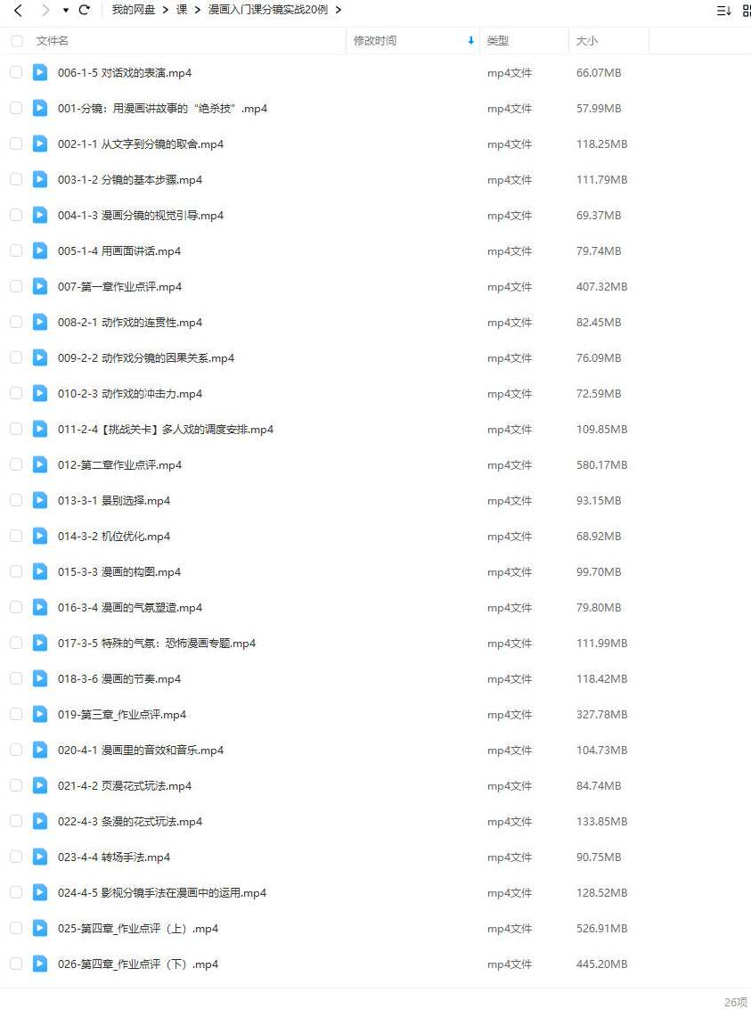 东馆日常漫画入门课分镜实战20例2023年，东馆漫画进阶实战案例集,课程,学习,影视,漫画,第2张