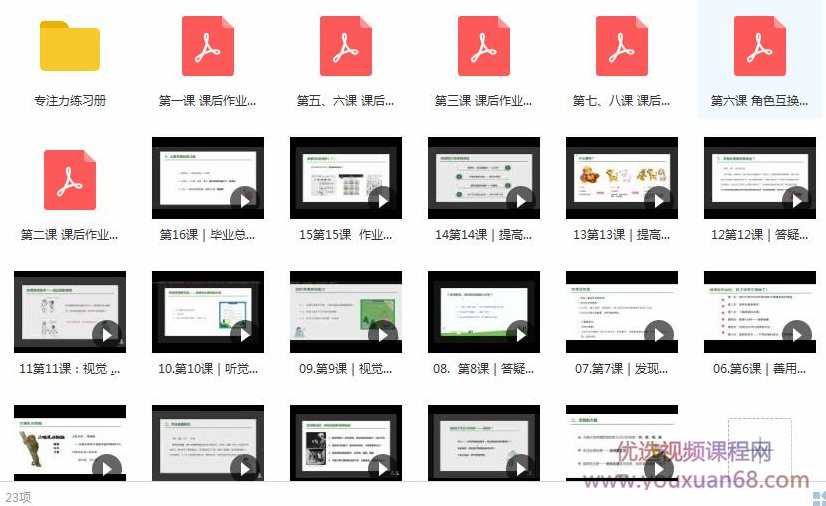 儿童专注力提升训练视频课程（16集）儿童专注力提升训练视频大放异彩,课程,学习,第2张