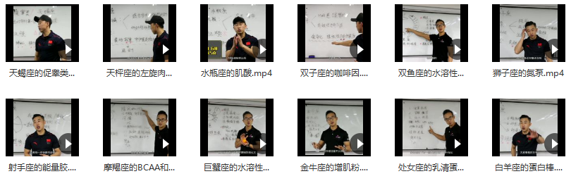 运动补给的十二星座讲解,课程,运动,第2张