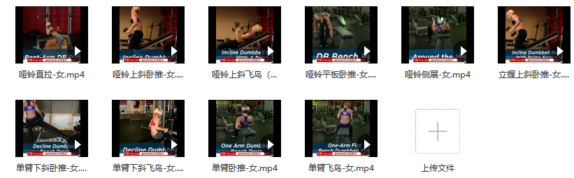 胸部-哑铃健身-女性,课程,健身,第2张