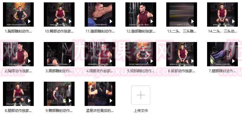 打造健体好身材, 世锦赛三连冠刘孟易《七大肌群训练雕刻》,课程,第2张