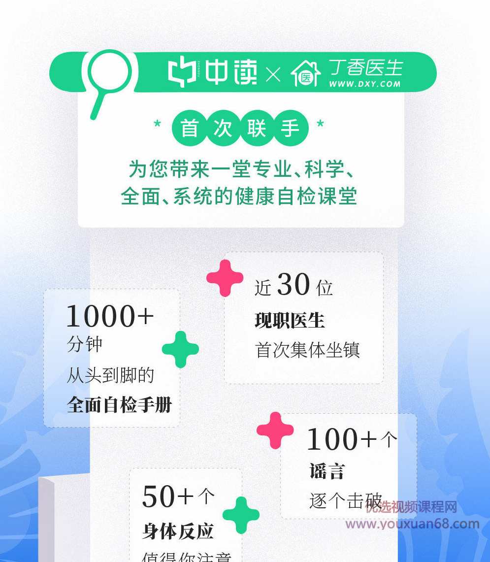 丁香医生·健康百讲：送给全家的自查手册,课程,健康,第2张