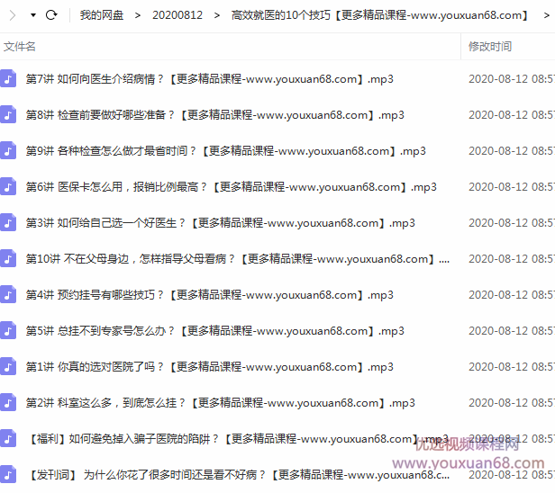 高效就医的10个技巧 音频课程,课程,学习,沟通,支付,第2张 高效就医的10个技巧 音频课程,课程,学习,沟通,支付,第2张