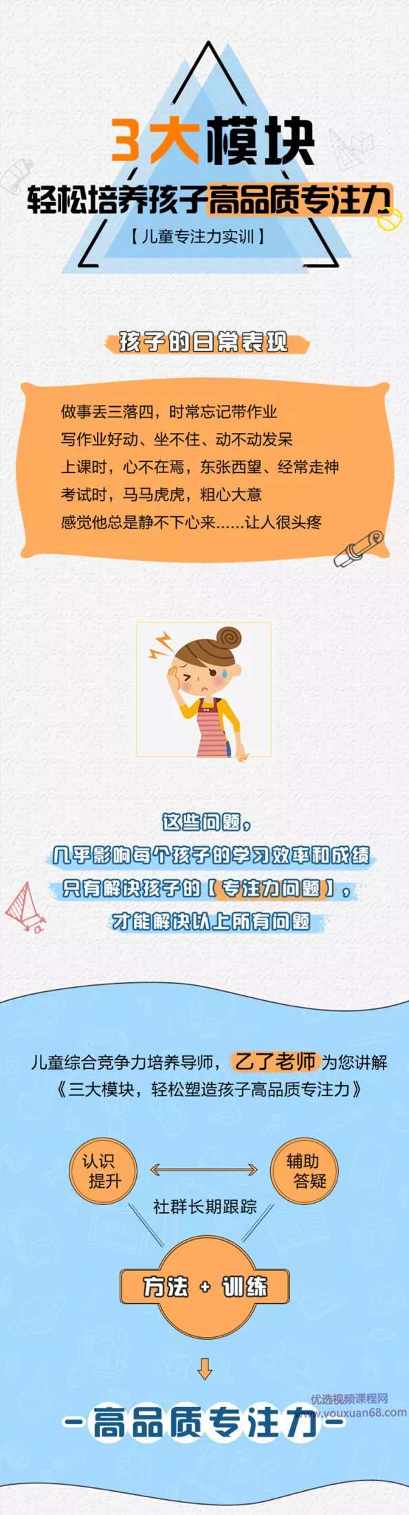 【儿童专注力实训】《3大模块，轻松培养孩子高品质专注力》,课程,学习,发展,竞争,第2张