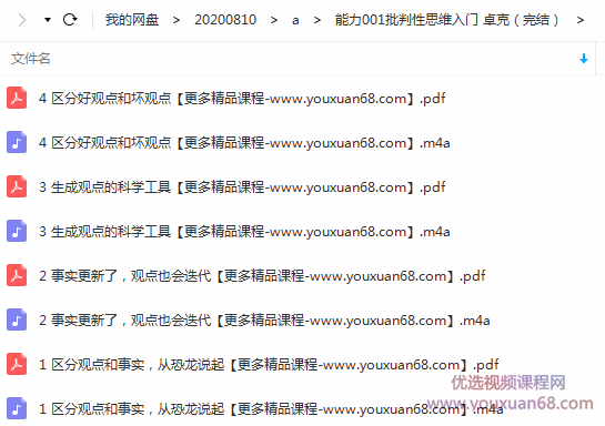 卓克-批判性思维入门 音频课,课程,第2张