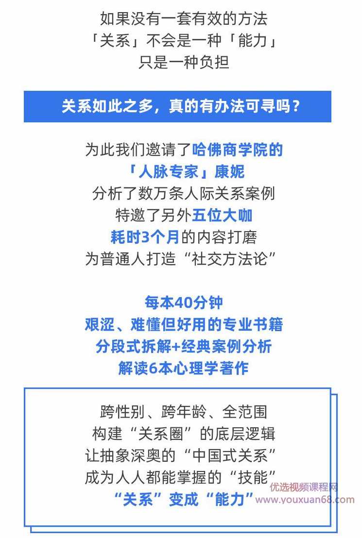 搞定你的关系圈 6本书全方位构建你的关系圈方法论,课程,艺术,第5张