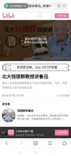 北大教授 钱理群讲鲁迅13讲视频,课程,学习,艺术,小说,第1张