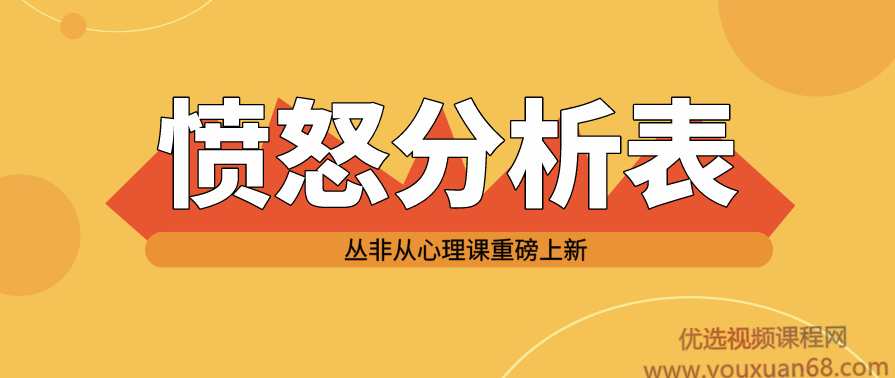 丛非从拆解愤怒《愤怒分析表3.0》,理解,艺术,第2张