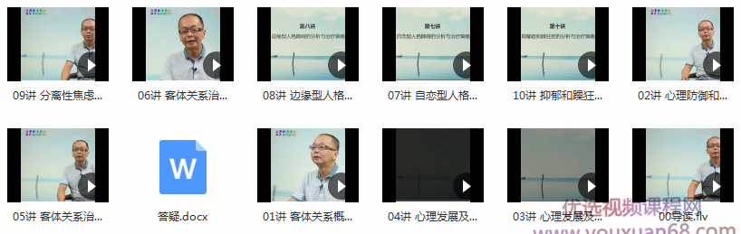 跟张海音学客体关系治疗 网络课程10讲高清视频,课程,学习,发展,专业,理解,第3张