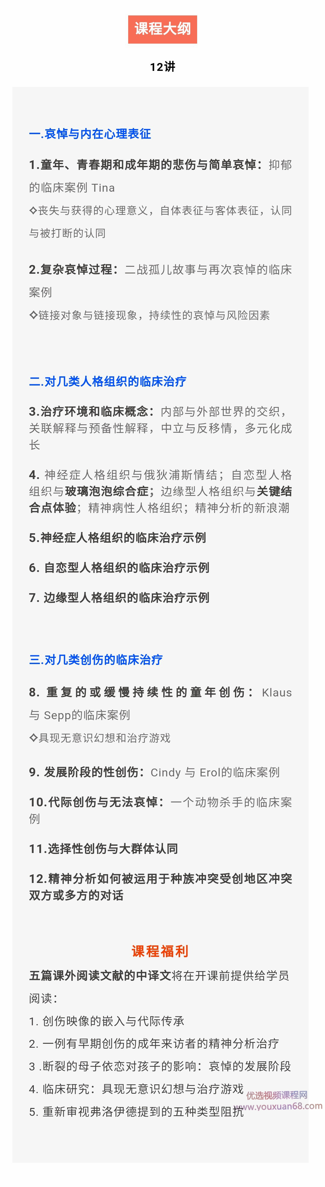 精神分析泰斗Vamik 临床案例深度解析12讲:【视频+音频+文献+文字稿】,课程,发展,专业,第2张