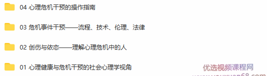 徐凯文 危机干预 远程培训从理论背景到技术实施课程视频+课件,课程,管理,发展,教育,第2张