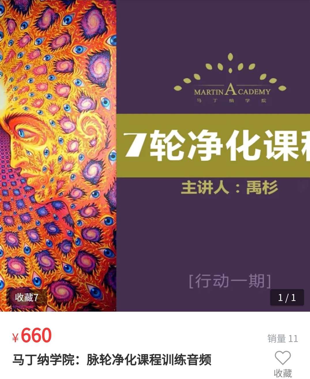 马丁纳学院：脉轮净化课程训练,课程,第1张