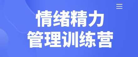 琳子博士-情绪精力管理训练营,课程,管理,第1张