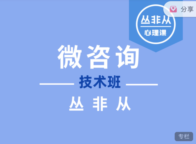 微咨询技术班2023【丛非从】