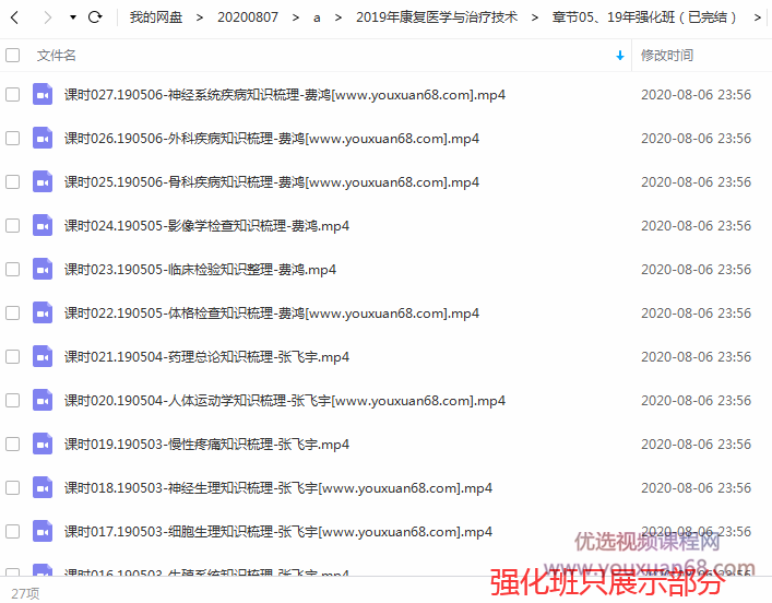 2019年康复医学与治疗技术康复治疗师/士/中级全程班【完结】,课程,专业,第6张