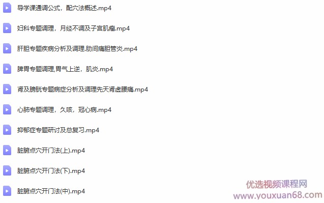 2020年脏腑推拿点穴课程初级班+专业班完整视频课程,课程,专业,中医,按摩,第3张