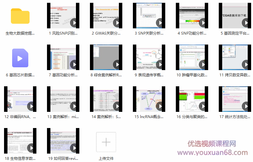生物信息学案例分析进阶课程,课程,数据分析,第1张