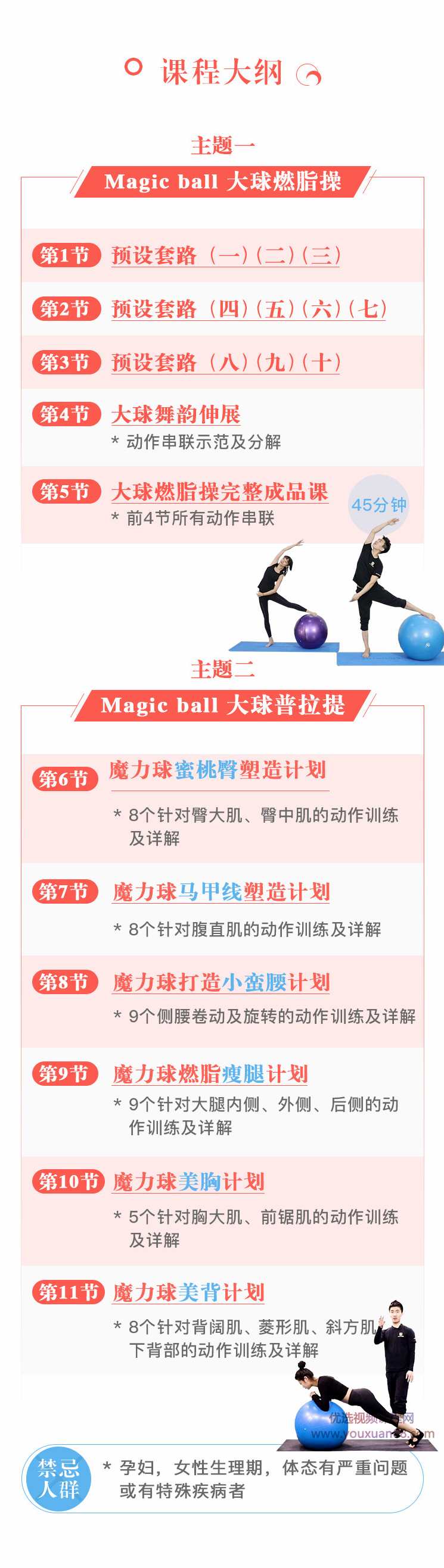 Magic ball魔力大球燃脂塑身系列课,课程,健康,运动,普拉提,第4张