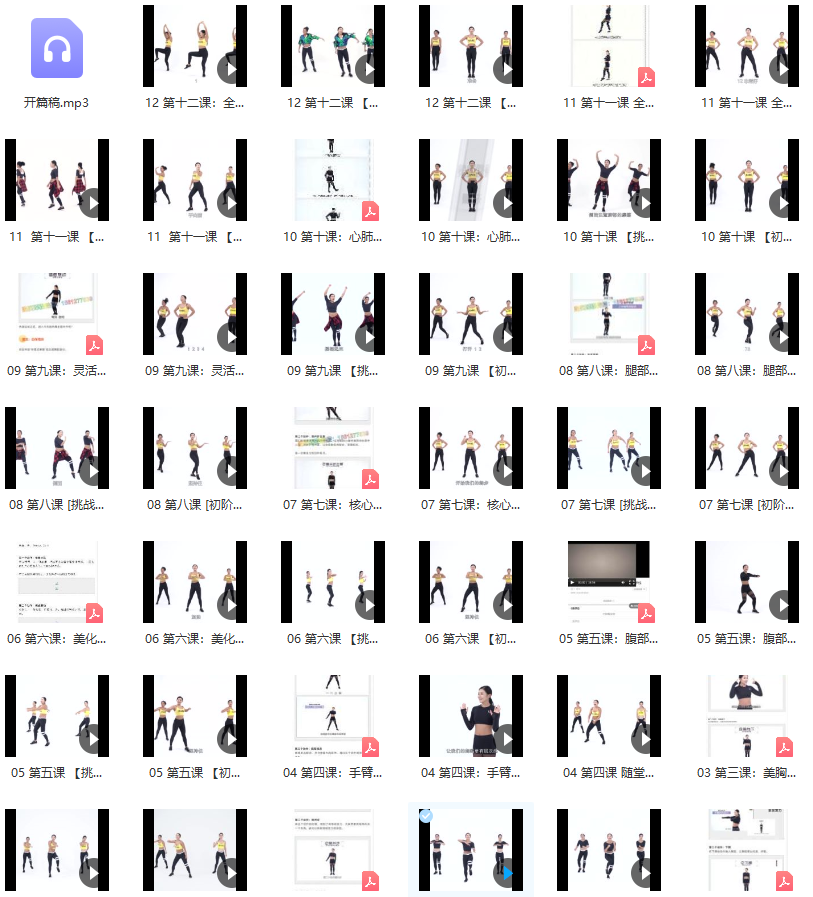 精致女人减龄热舞操，12天打造凹凸有致好身材,课程,攻略,协调,第2张