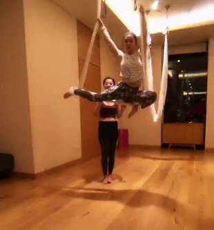 芮芮空中瑜伽后弯、倒立、力量串联 竖屏 8小时,课程,瑜伽,第1张