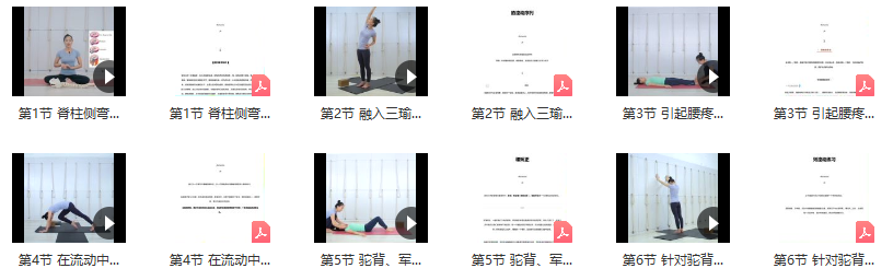 瑜伽理疗矫正之脊柱篇系列课 视频+笔记 赵艳娟,课程,瑜伽,第2张 瑜伽理疗矫正之脊柱篇系列课 视频+笔记 赵艳娟,课程,瑜伽,第2张