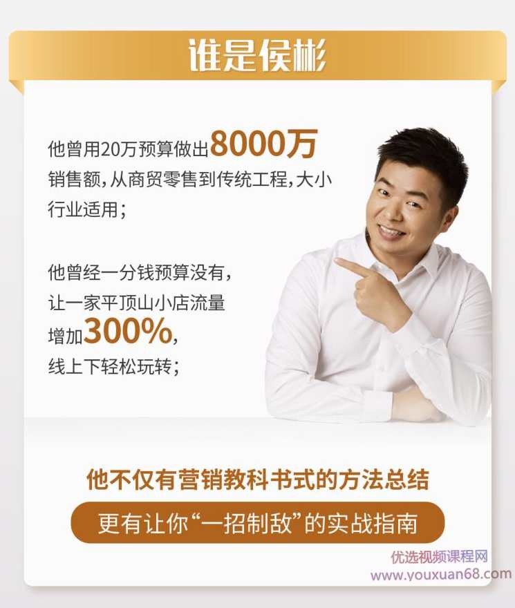 猴哥：营销方法70讲【完结】