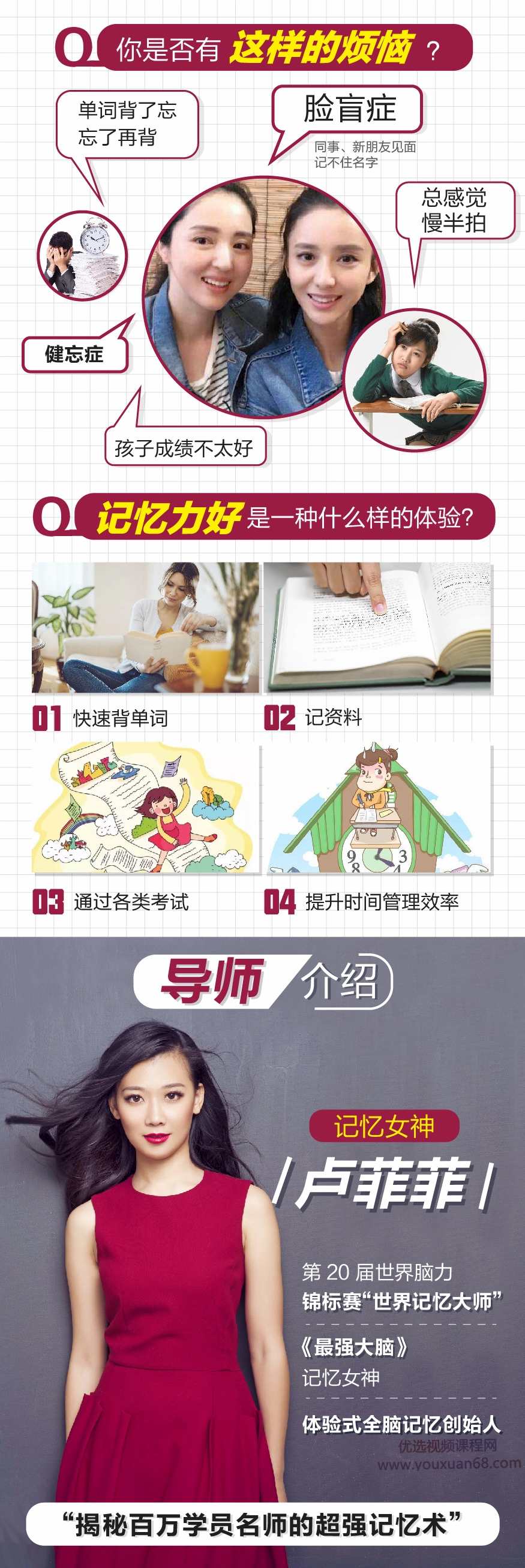 菲常记忆·世界记忆大师卢菲菲教你快速提升记忆力【完结】,课程,管理,时间管理,第2张
