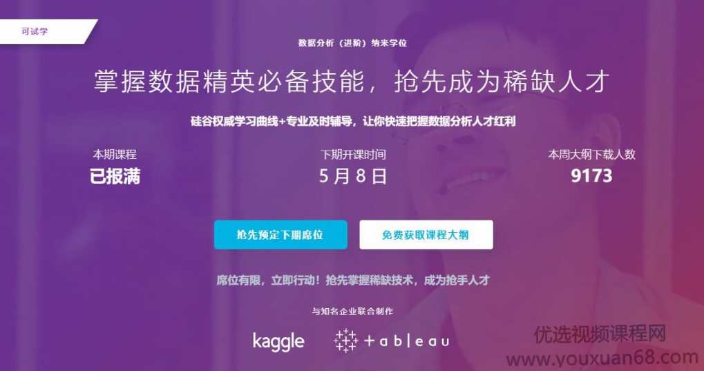 数据分析师—数据分析(入门篇)全套课程下载 国际高端培训,课程,学习,专业,脚本,数据分析,第1张 数据分析师—数据分析(入门篇)全套课程下载 国际高端培训,课程,学习,专业,脚本,数据分析,第1张